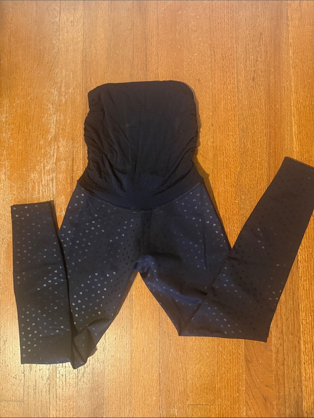 Hearts power shine high waisted maternity yoga pants